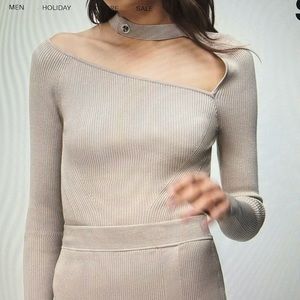 NWT Jonathan Simkhai Compact Rib Top. Size Large